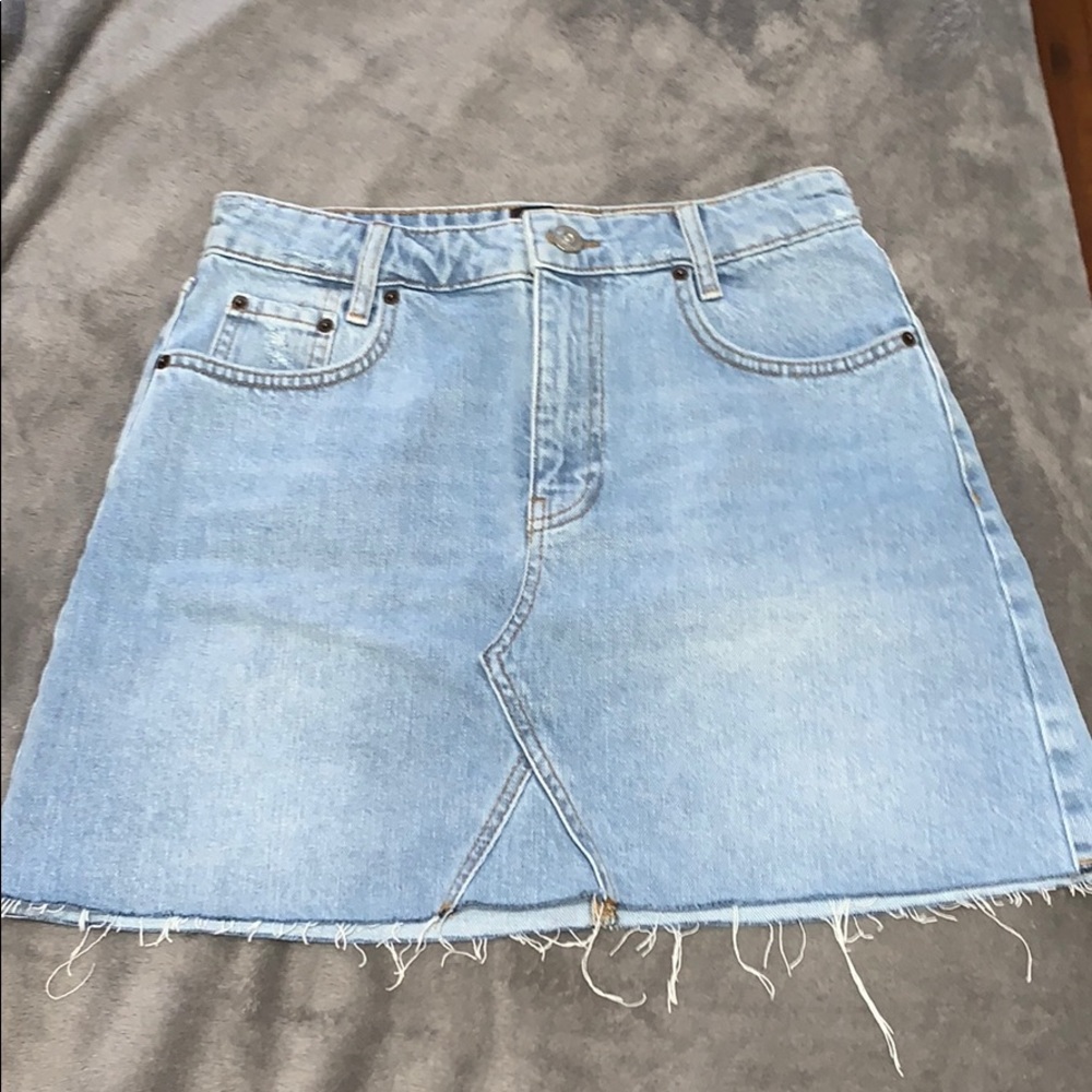 Blue jean skirt
